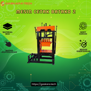 Mesin Cetak Batako ( Keluar 2 batako