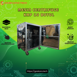 Mesin Centrifuge VCO dll / Centrifugal ( Separator ) Kap 10 Botol