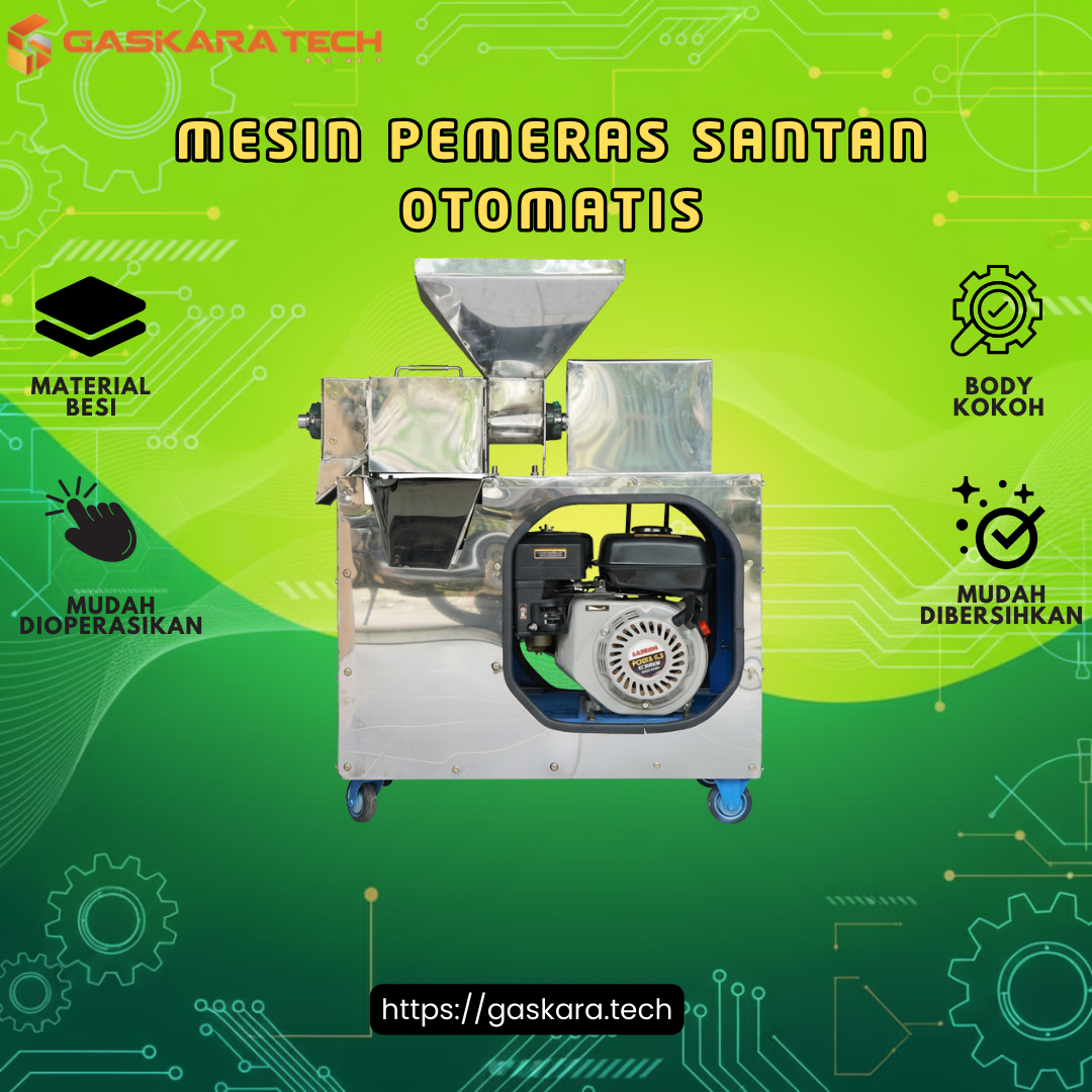 Mesin Pemeras Santan Kombinasi Parut Kelapa